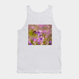 Honeybee on a lavender flower Tank Top